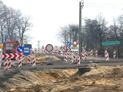 Skrzyżowanie w Godzieszowie