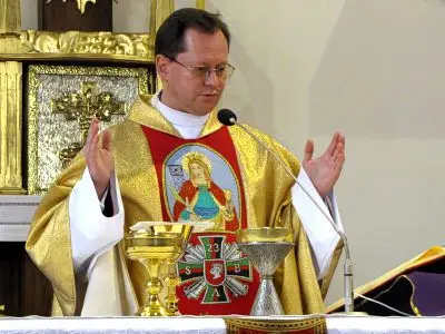 Mszę koncelebrował ks. dziekan Andrzej Jarosiewicz