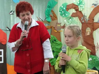 Podczas spotkania dzieci recytowały wierszyki...