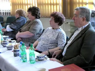 W spotkaniu wzięły udział m.in. Krystyna Boratyńska (pierwsza z lewej) i Jadwiga Bobek (druga z lewej)