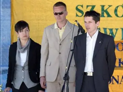Od lewej: Monika Kumosz, Bartosz Gruman i Piotr Rysiukiewicz