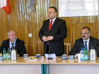 Od lewej: Karol Stasik, Jarosław Duda i Cezary Przybylski