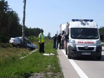 Mężczyzna jechał od strony Olszyny w kierunku Wrocławia
