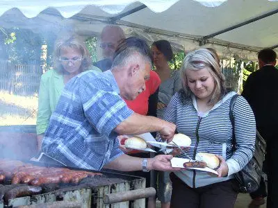 Spotkanie zakończyło się wspólnym konsumowaniem kiełbasek