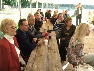 Na spotkanie z Lidią Geringer de Oedenberg przyszło ok. 60 osób