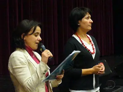 Iwona Bojko i Ewa Lijewska z Bolesławieckiego Ośrodka Kultury