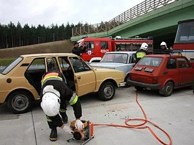 Ćwiczenia odbyły się na nowej autostradzie A-4