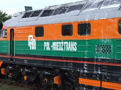 Strażacy szybko uporali się z pożarem lokomotywy