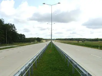 Autostrada A-4 na kilka minut przed puszczeniem ruchu