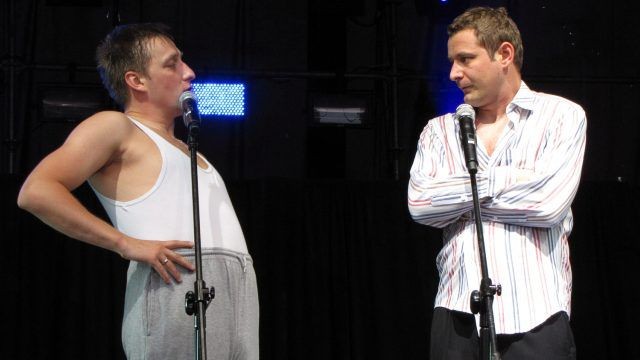 Kabaret Nowaki: Tomasz Marciniak (po lewej) i Kamil Piróg