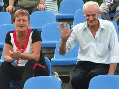 Zespół Chojnowianki głośno i wytrwale dopingowała jedna z fanek