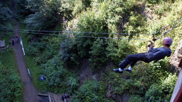 Każdy z członków MDP ma na koncie zjazd kolejką tyrolską z 30 metrów