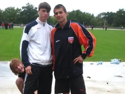 Hubert Erhart i Remigiusz Serafin (sztafeta 4x100m M)