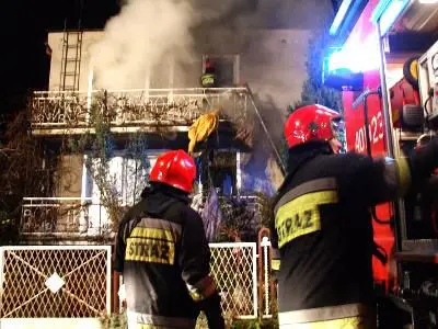 Pożar zauważono przed godziną 17:00