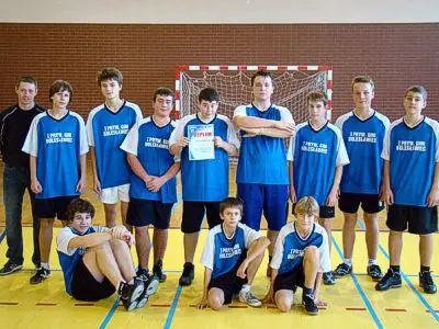 Ekipa z I Prywatnego Gimnazjum