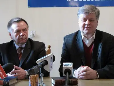 Od lewej: Stanisław Chwojnicki i Jerzy Szmajdziński