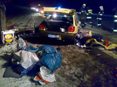 Kobieta prawodpodobnie wracała do domu na święta