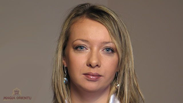 Efekt końcowy makijażu.