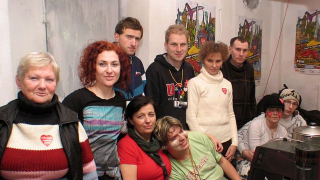 Zespół kawiarenki w pełnym składzie