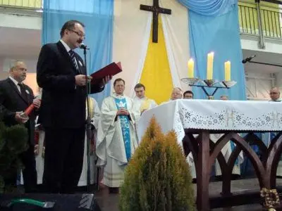 Spotkanie otworzył starosta Cezary Przybylski