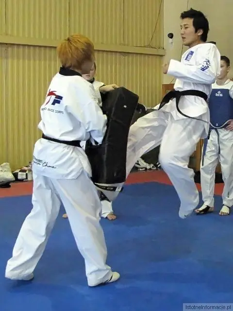 Koreańscy trenerzy taekwondo w Bolesławcu