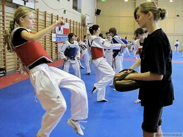 Koreańscy trenerzy taekwondo w Bolesławcu