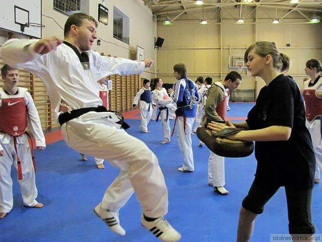 Koreańscy trenerzy taekwondo w Bolesławcu