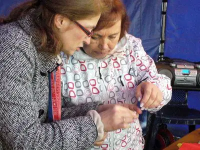 Elżbieta Tor i Ryszarda Wołowicka, instruktorki BOK-MCC