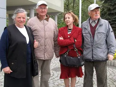 Od lewej: Stefania Sadlak, Edward Burniak, Antonina Zenona Dutkowska i Antoni Dziechciarz