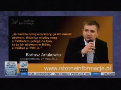 Kadr z piątkowego programu „Szkło kontaktowe” TVN24