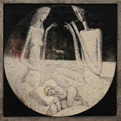 Śpiew o harmonii świata VI, akryl na płycie, 2005 (autor: Ventzislav Piriankov)