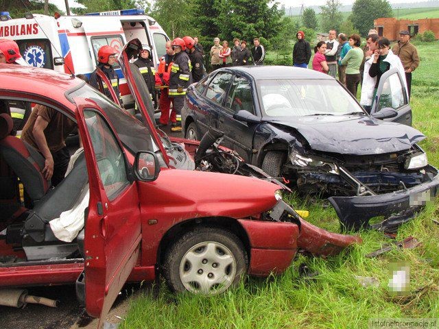 Wypadek w Raciborowicach Górnych