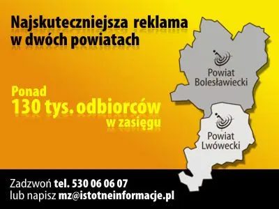 IstotneInformacje ukazują się już w dwóch powiatach