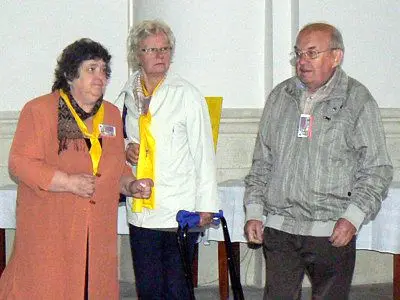 Pierwsza z lewej: Jadwiga Bobek