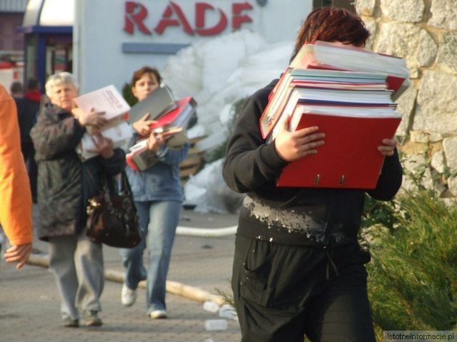 Pożar zakładu Rade w Szczytnicy