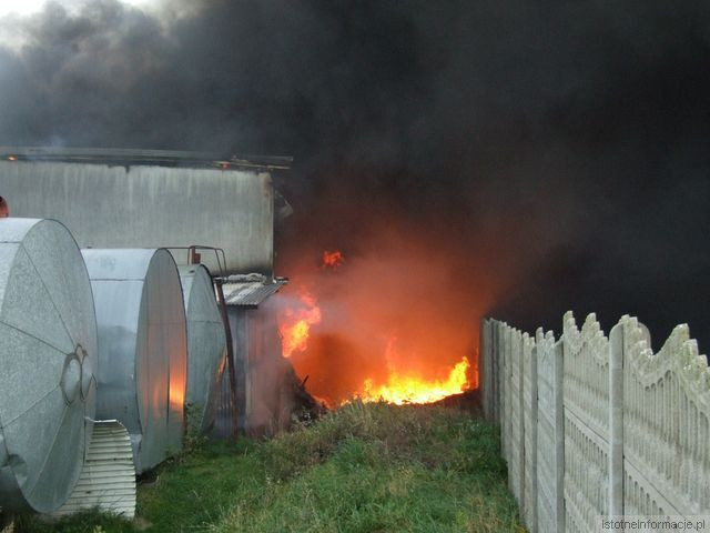 Pożar zakładu Rade w Szczytnicy