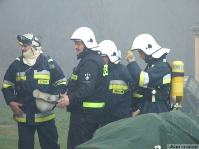 Pożar zakładu Rade w Szczytnicy