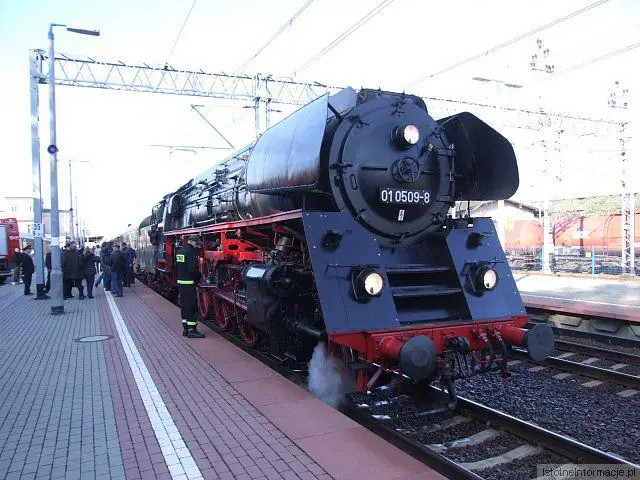 Zabytkowy pociąg przejechał przez Bolesławiec