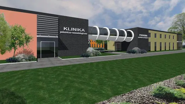 Wizualizacja Centrum Matki z Dzieckiem: klinika i poradnia