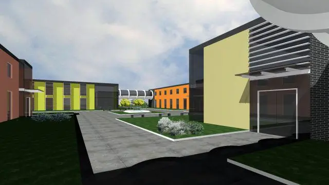 Wizualizacja Centrum Matki z Dzieckiem: wnętrze