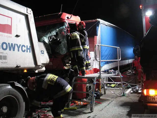 Wypadek na A18