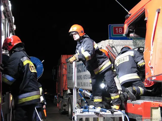 Wypadek na A18