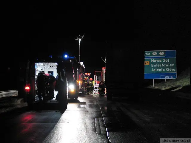 Wypadek na A18