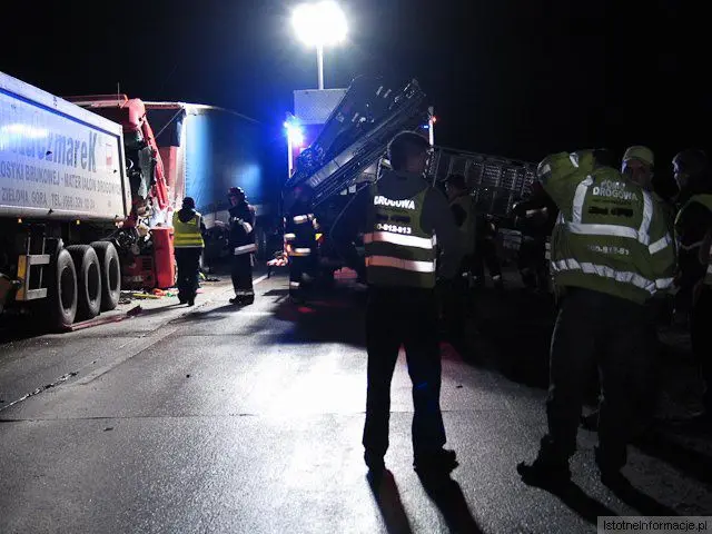 Wypadek na A18