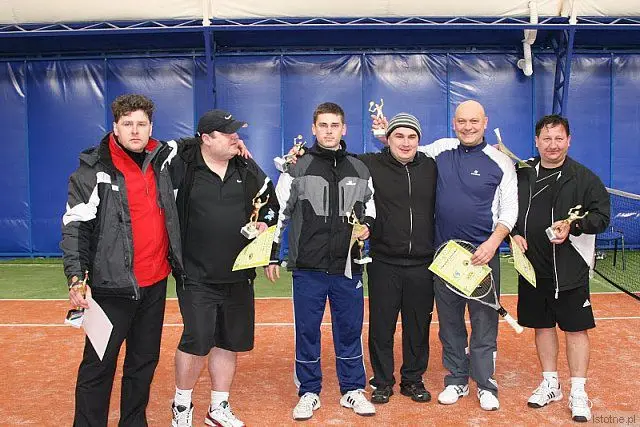 Od lewej: Dariusz Stos, Mariusz Sinica, Bartosz Stos, Bartosz Kasprzyk, Stanisław Cebulski, Henryk Partyka