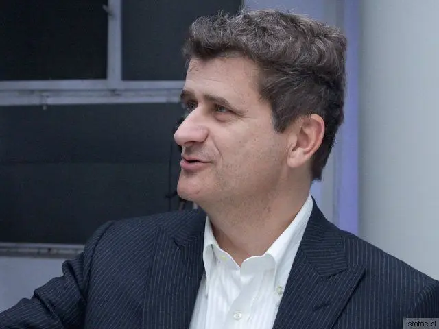 Janusz Palikot w studiu portalu i gazety Istotne.pl