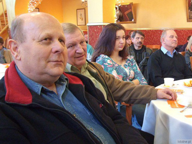 Uczestnicy spotkania z Januszem Palikotem