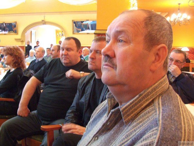 Uczestnicy spotkania z Januszem Palikotem