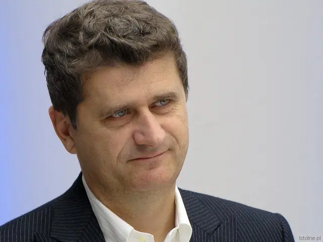 Janusz Palikot w studiu portalu i gazety Istotne.pl