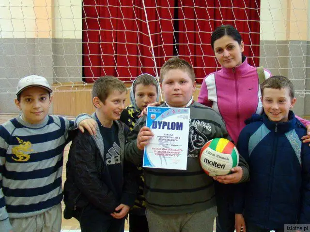 Ekipa z SP nr 2 i Agnieszka Skirpan